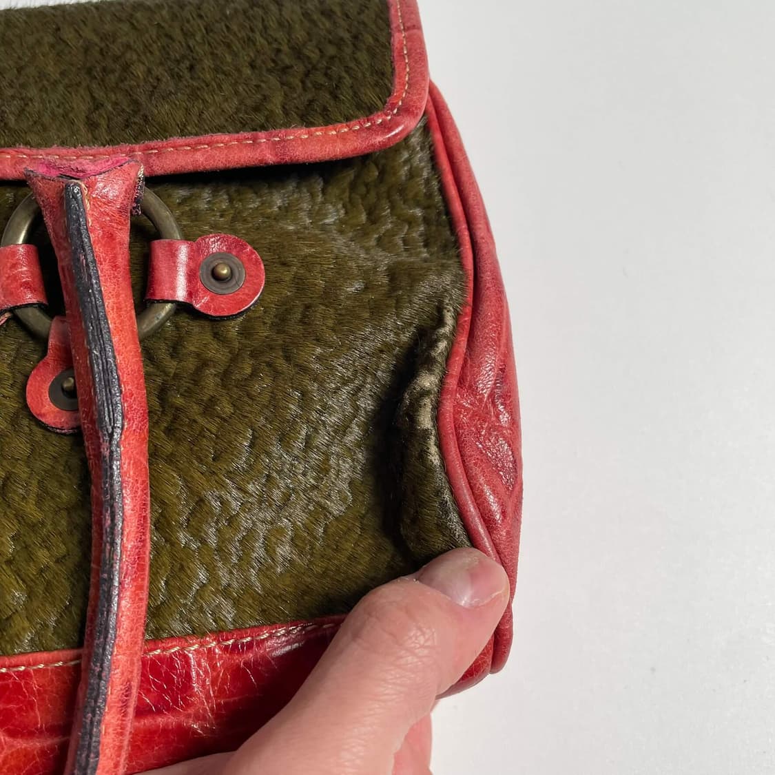 Robertom engoni 송치 레더 백 ( italy )  상품이미지7