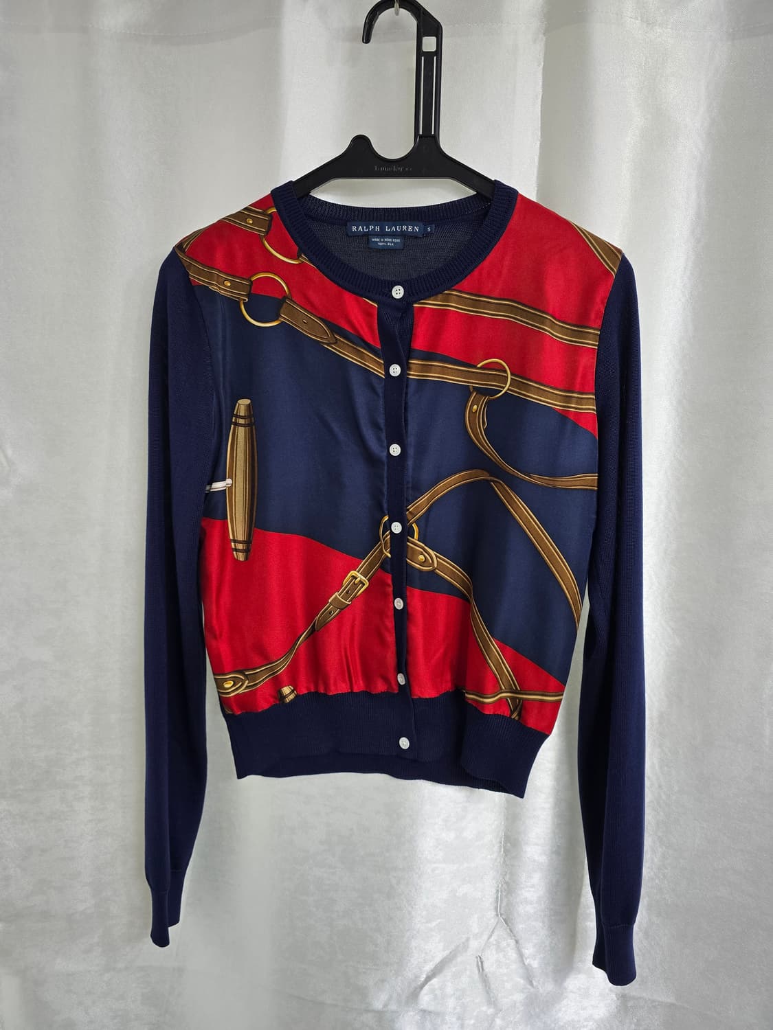 폴로랄프로렌 레드/네이비 패턴 가디건 (1785) 상품이미지1