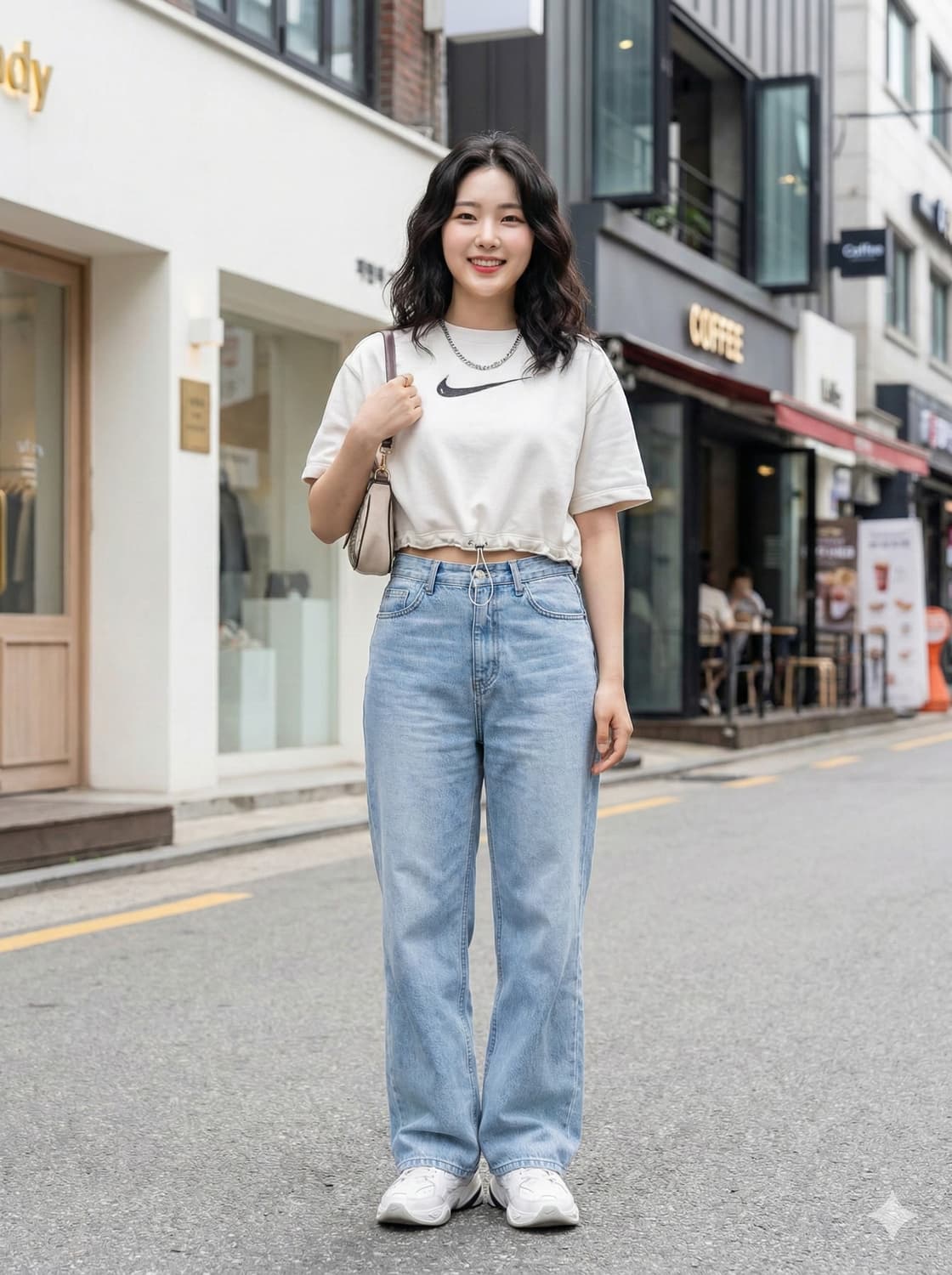 나이키 NSW 스우시 반팔 크롭 맨투맨 상품이미지1