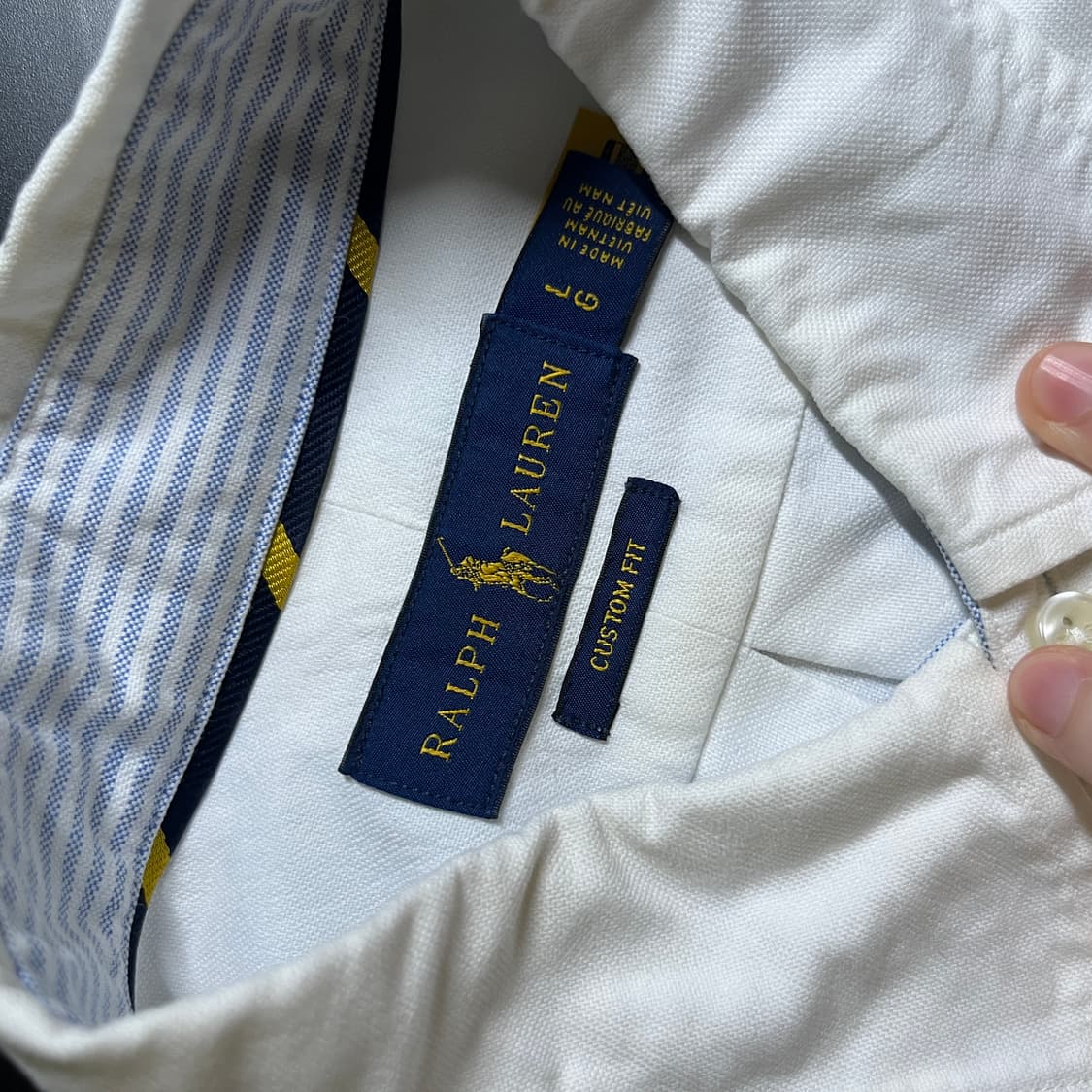 폴로랄프로렌 화이트 셔츠 상품이미지5