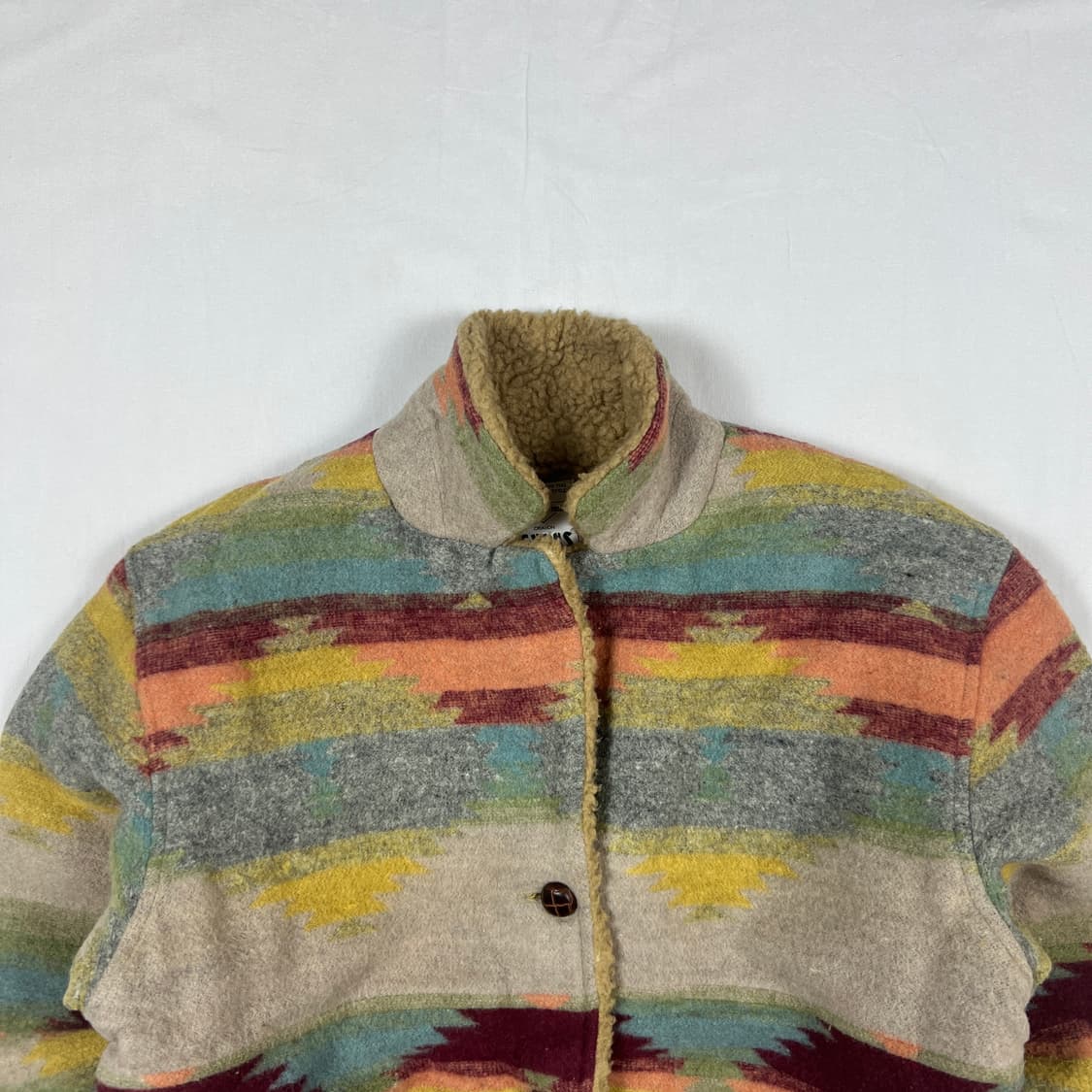 빈티지 나바호 패턴 털 자켓 상품이미지2