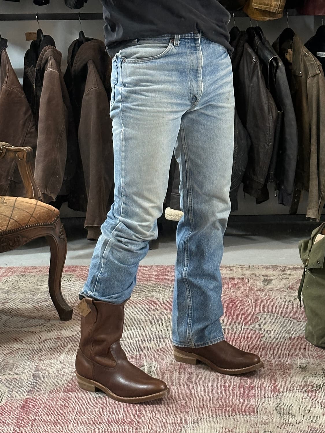 OG USA Made 레드윙 1155 페코스 웨스턴 부츠 상품이미지2