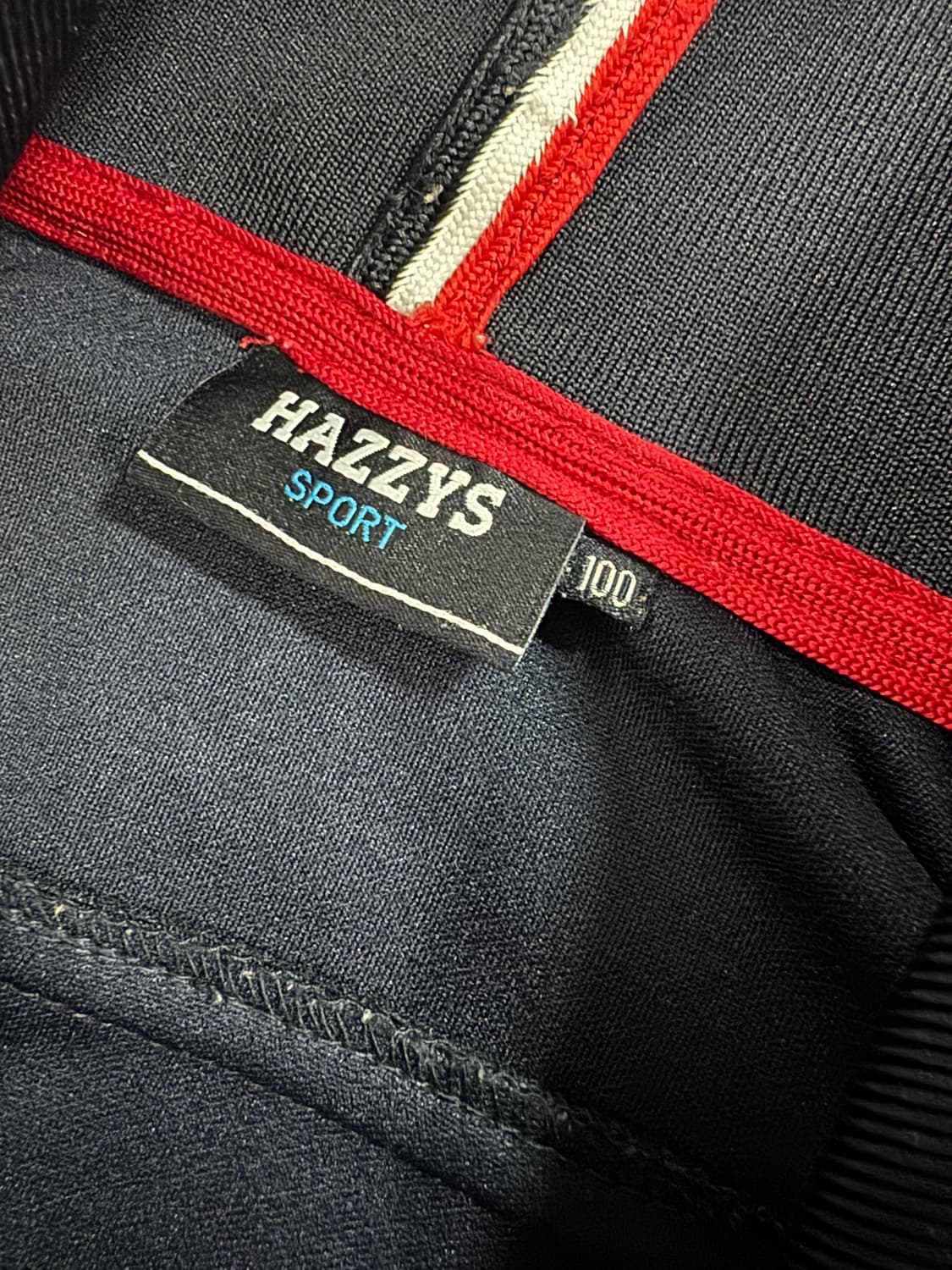 헤지스 hazzys 스포츠 네이비 집업 져지 L 상품이미지3