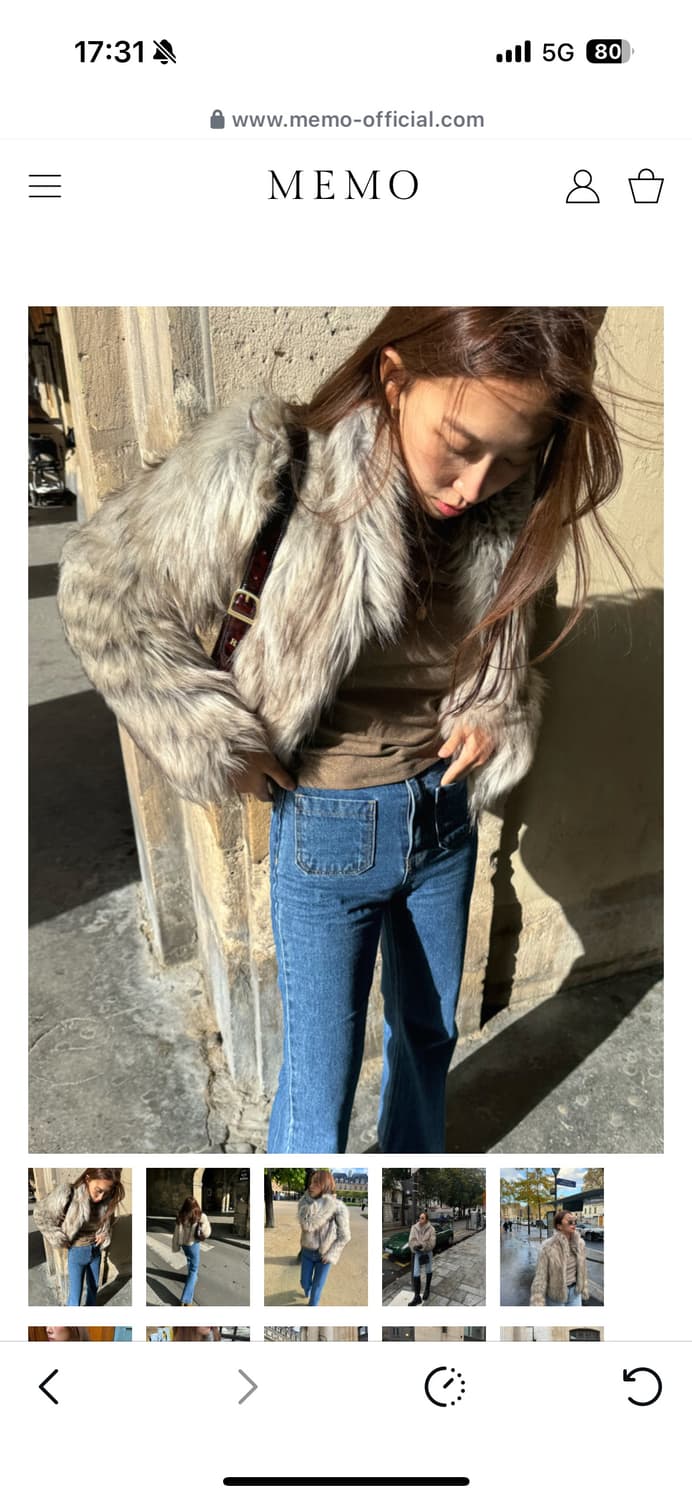 Memo 퍼자켓 상품이미지1