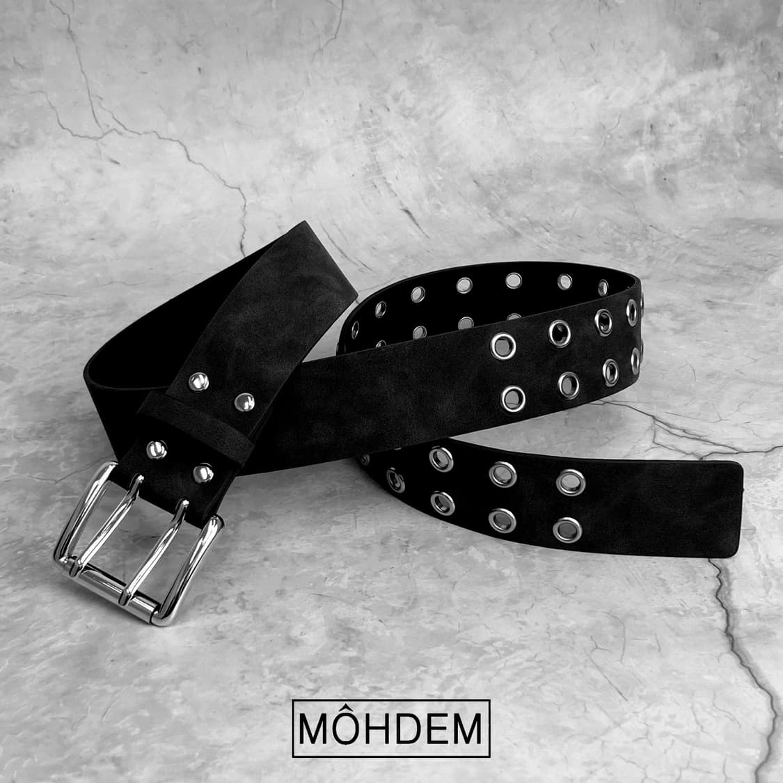 [Unisex] 블랙핑 더블 아일렛 벨트 상품이미지6