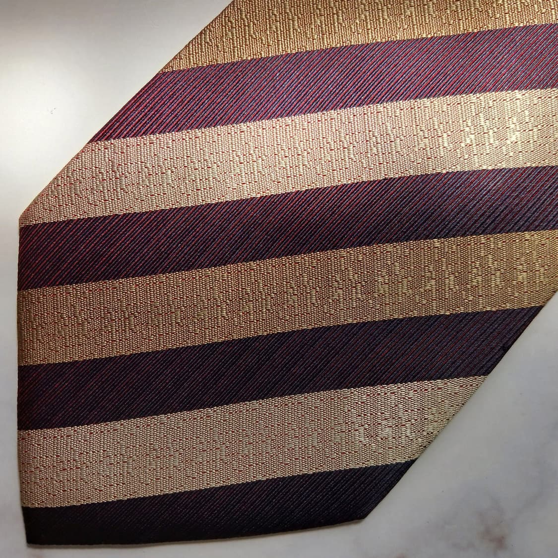 소니아 리키엘 브라운 스트라이프 넥타이 9.5cm A+등급 E919
 상품이미지7