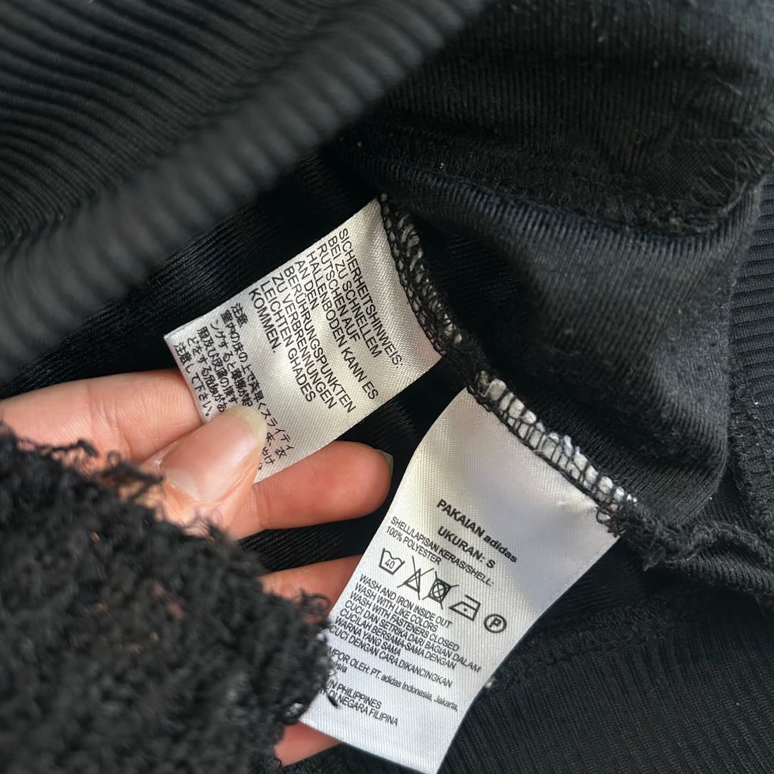 Adidas 아디디스 블랙 구파 져지  상품이미지6