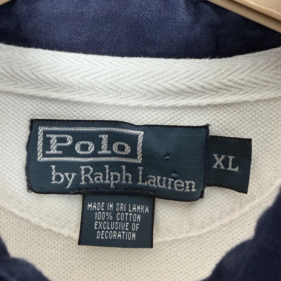 폴로 랄프로렌 빅포니 카라티 화이트 네이비 상품이미지6