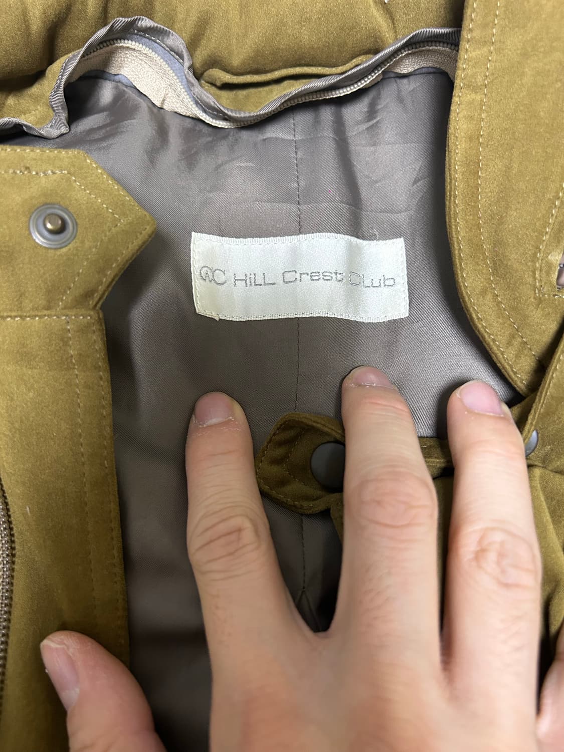 일본판 인조 스웨이드 트렌치코트 사이즈 105~110 상품이미지3