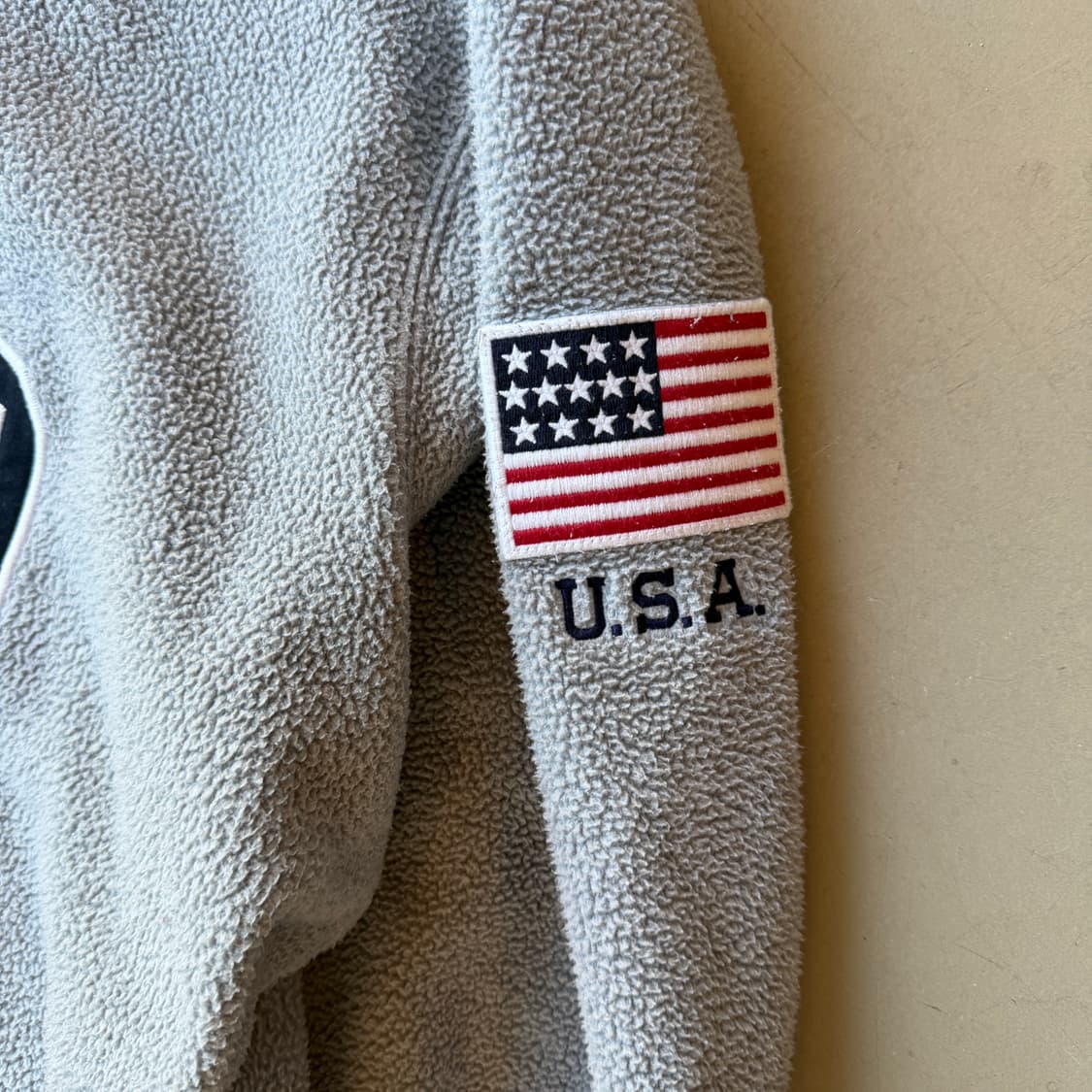 폴로 랄프로렌 성조기 하프집업 플리스 상품이미지4