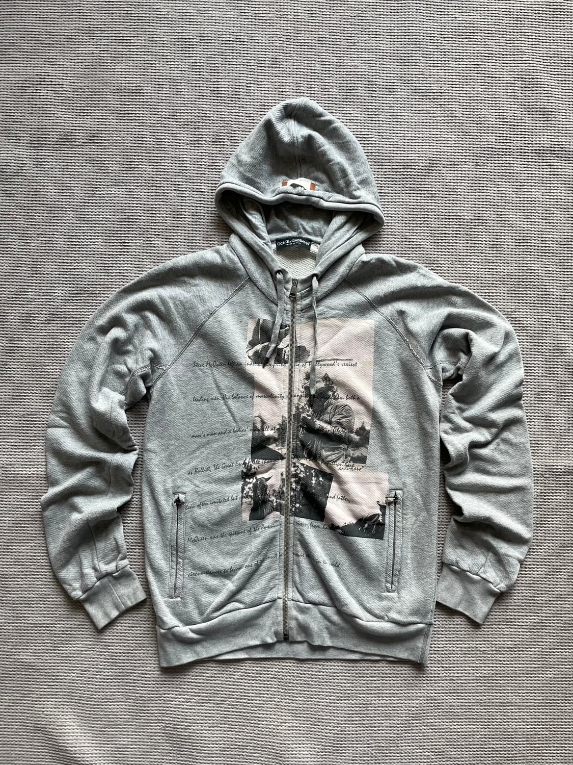 00‘s 돌체앤가바나 스티브 맥퀸 후드집업 상품이미지1