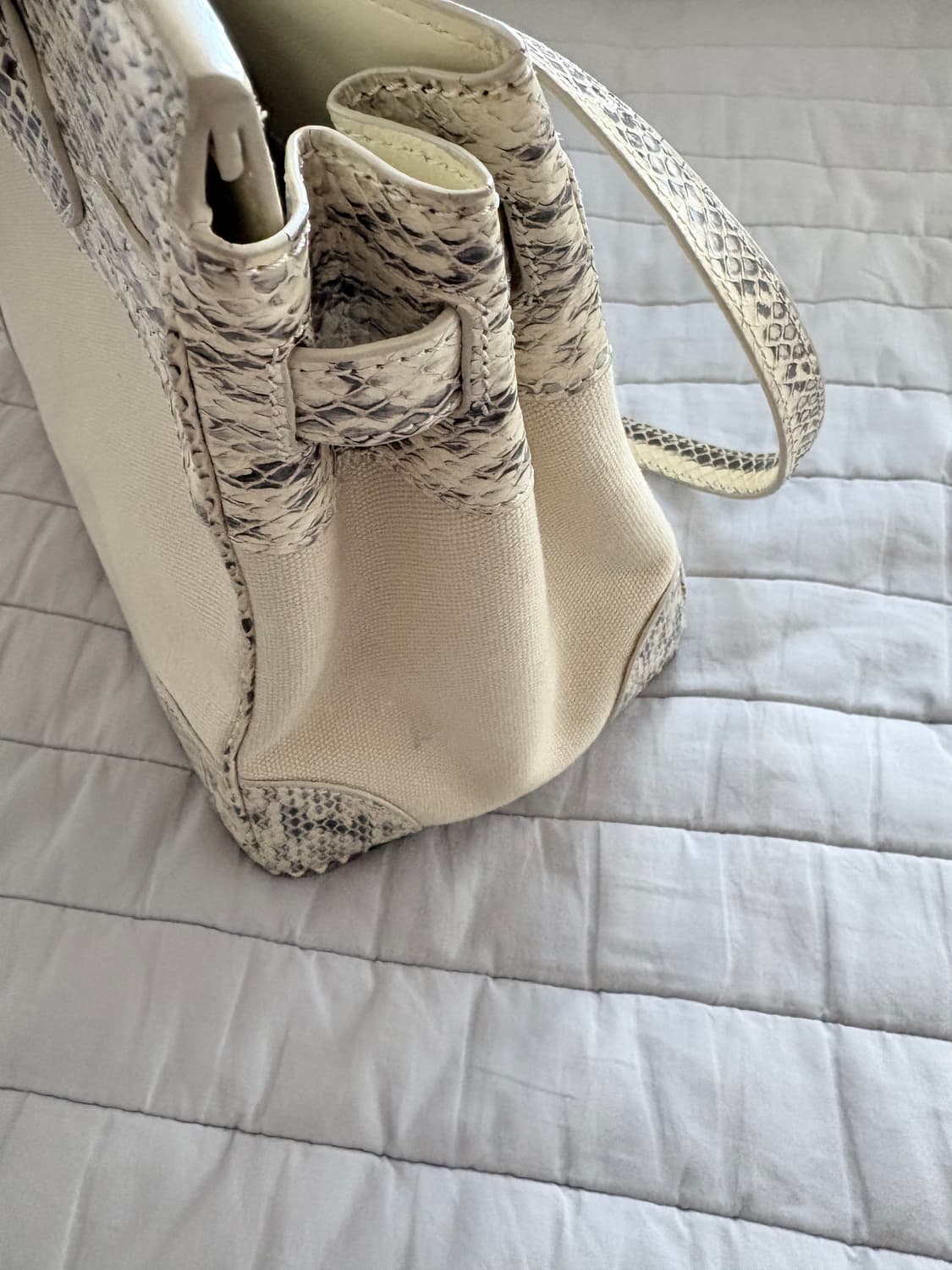 싱가포르 콴펜 악어가죽 백 상품이미지4