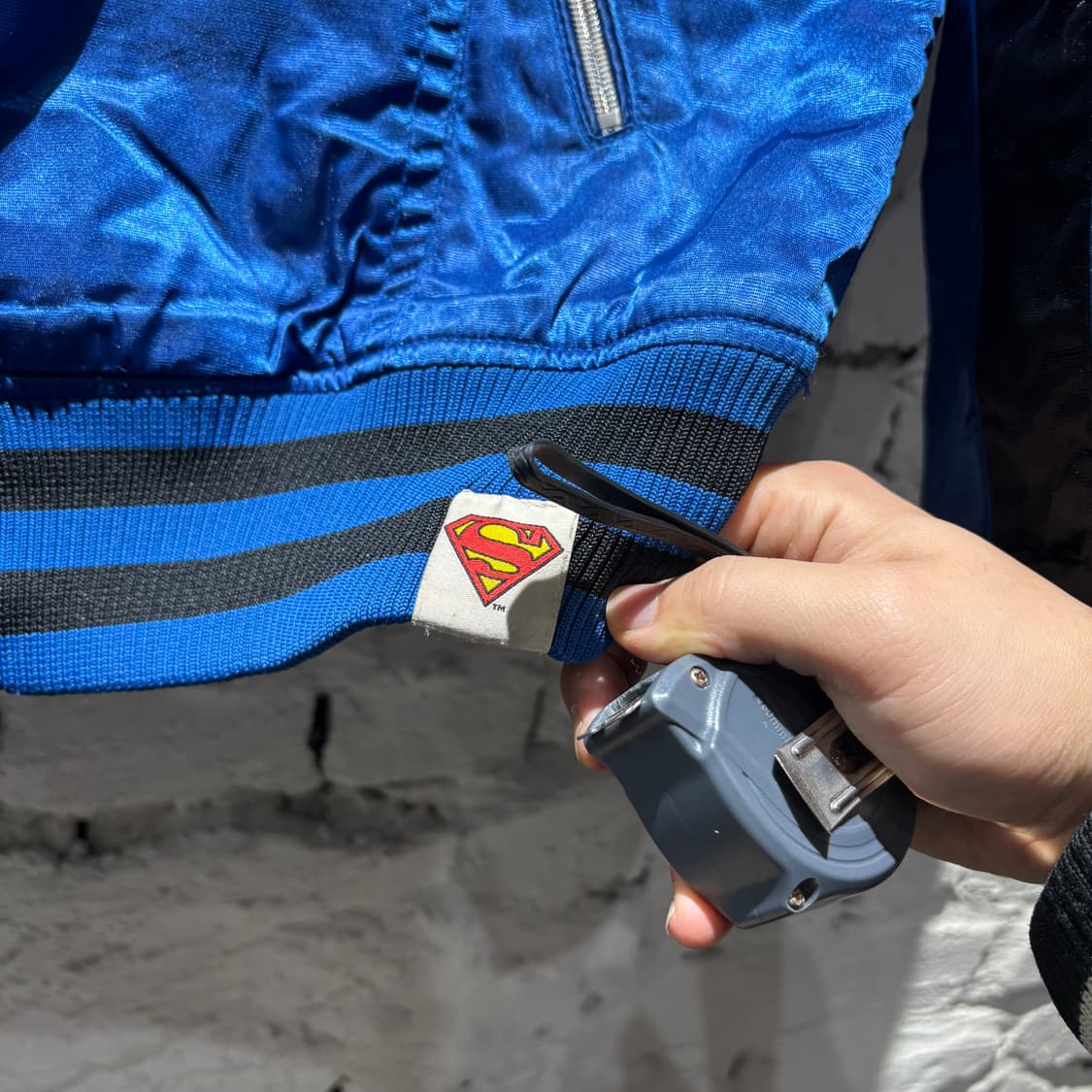 빈티지 슈퍼맨 바시티 봄버자켓 상품이미지4