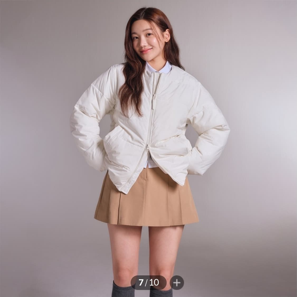 스파오 경량패딩점퍼 블랙 95(M) 남여공용 상품이미지3