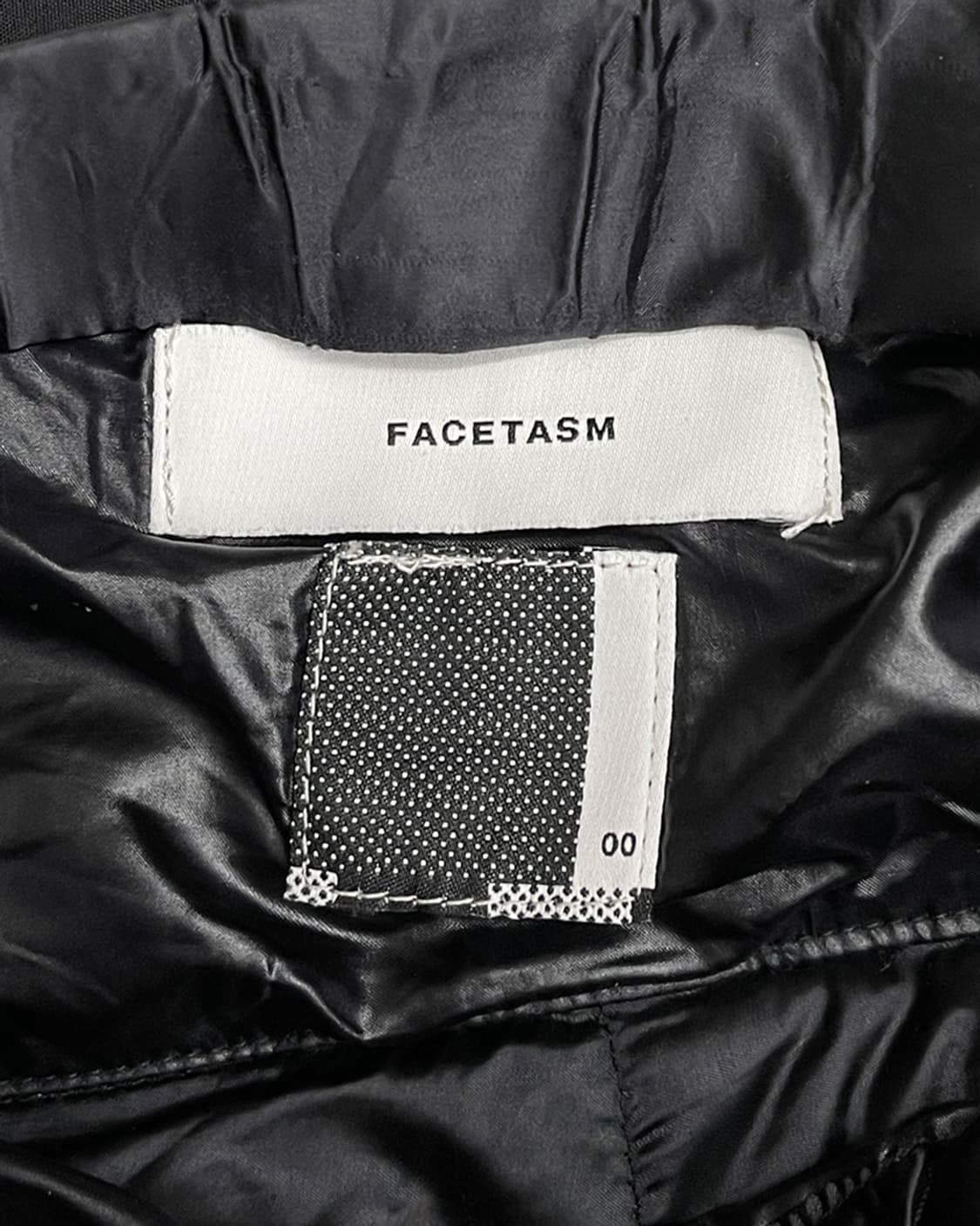 파세타즘 벨크로 디테일 패디드 팬츠 블랙 상품이미지9