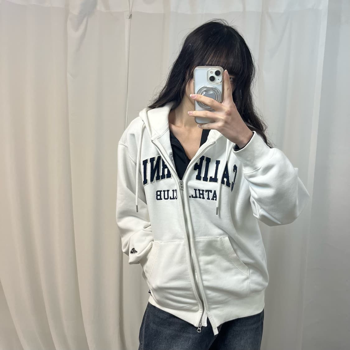 WHO.A.U Two-Way Hoodie Zip-Up 상품이미지1