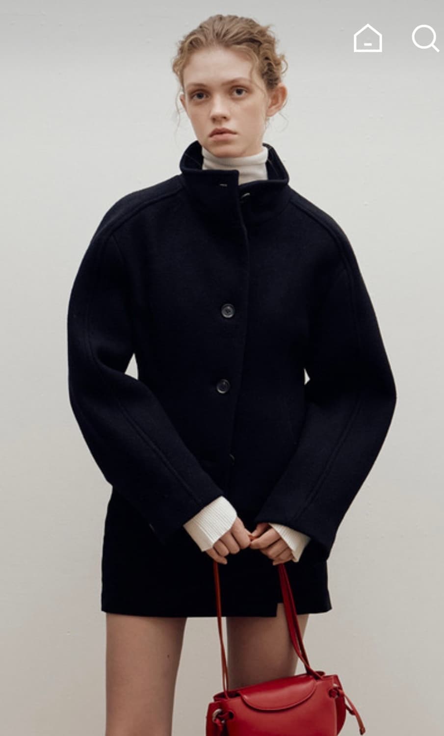 레이브 하이넥 숏코트 High Neck Short Coat 상품이미지2