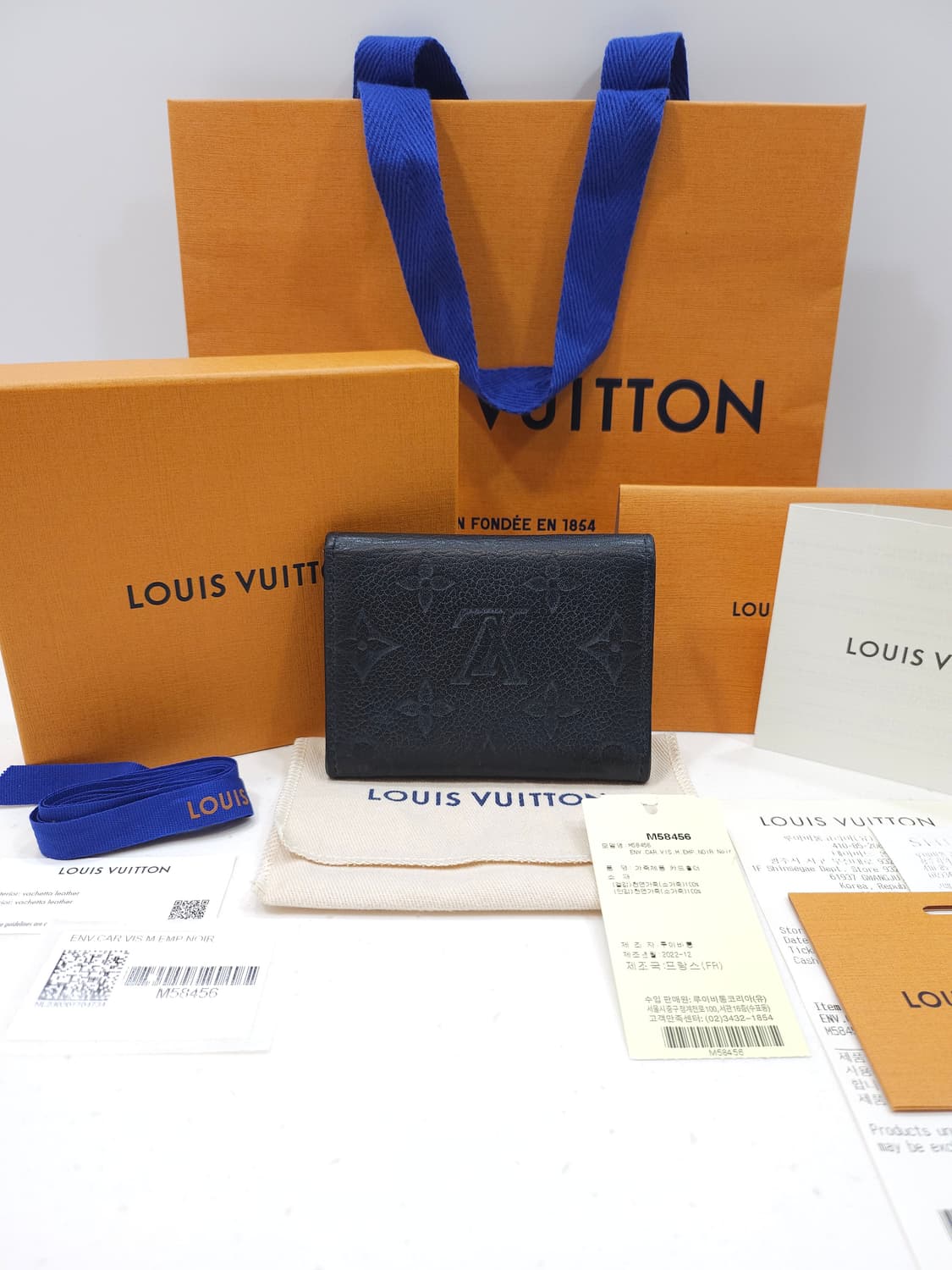[정품] 루이비통 모노그램 앙프렝뜨 비즈니스 카드 홀더 M58456 상품이미지2