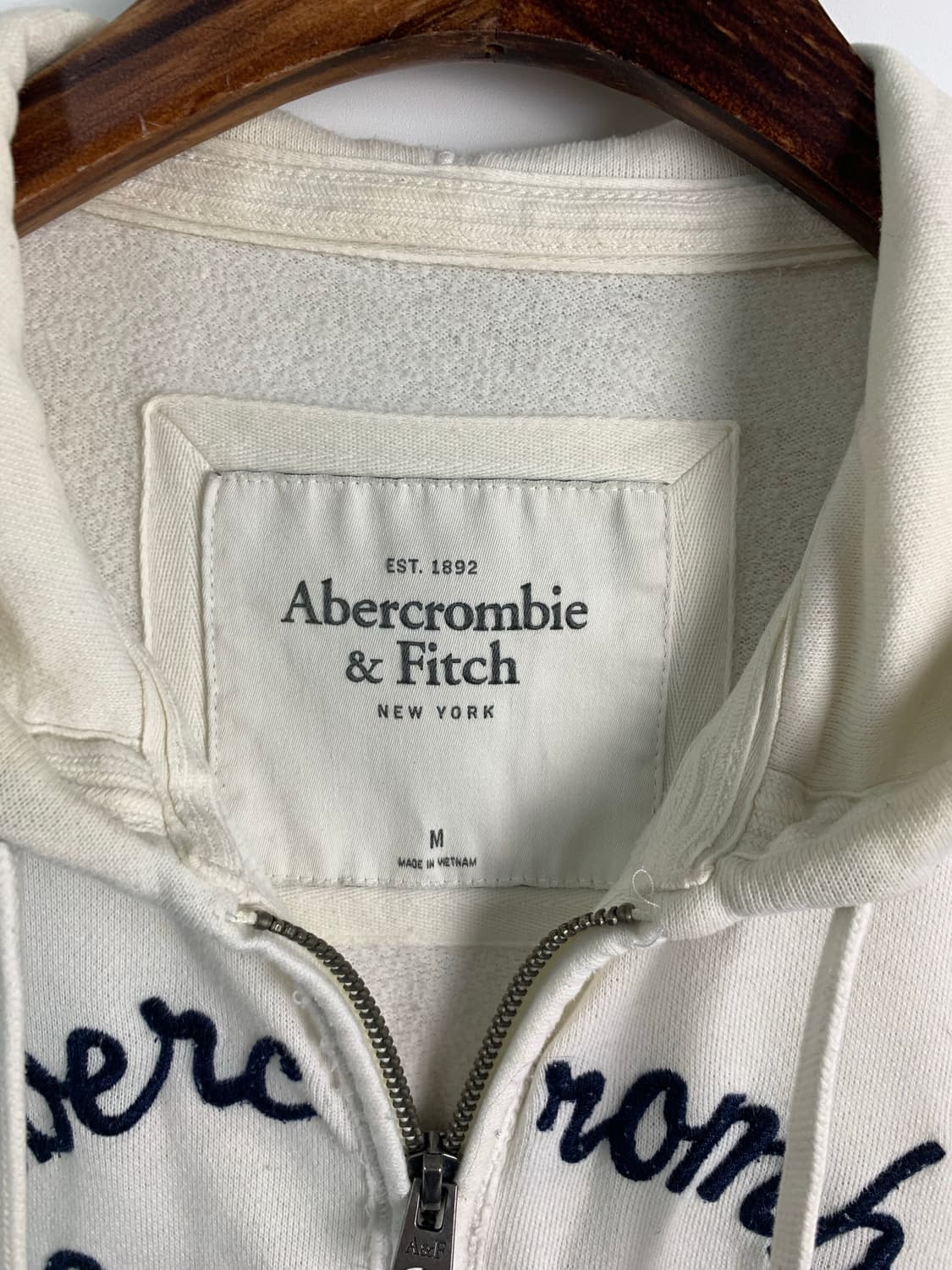 아베크롬비 y2k 와투케 화이트 후드집업 상품이미지6