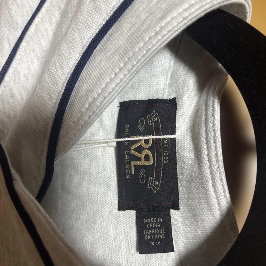 RRL 더블알엘 93rd 헤더 코튼 베이스볼 저지 반팔 셔츠 상품이미지4