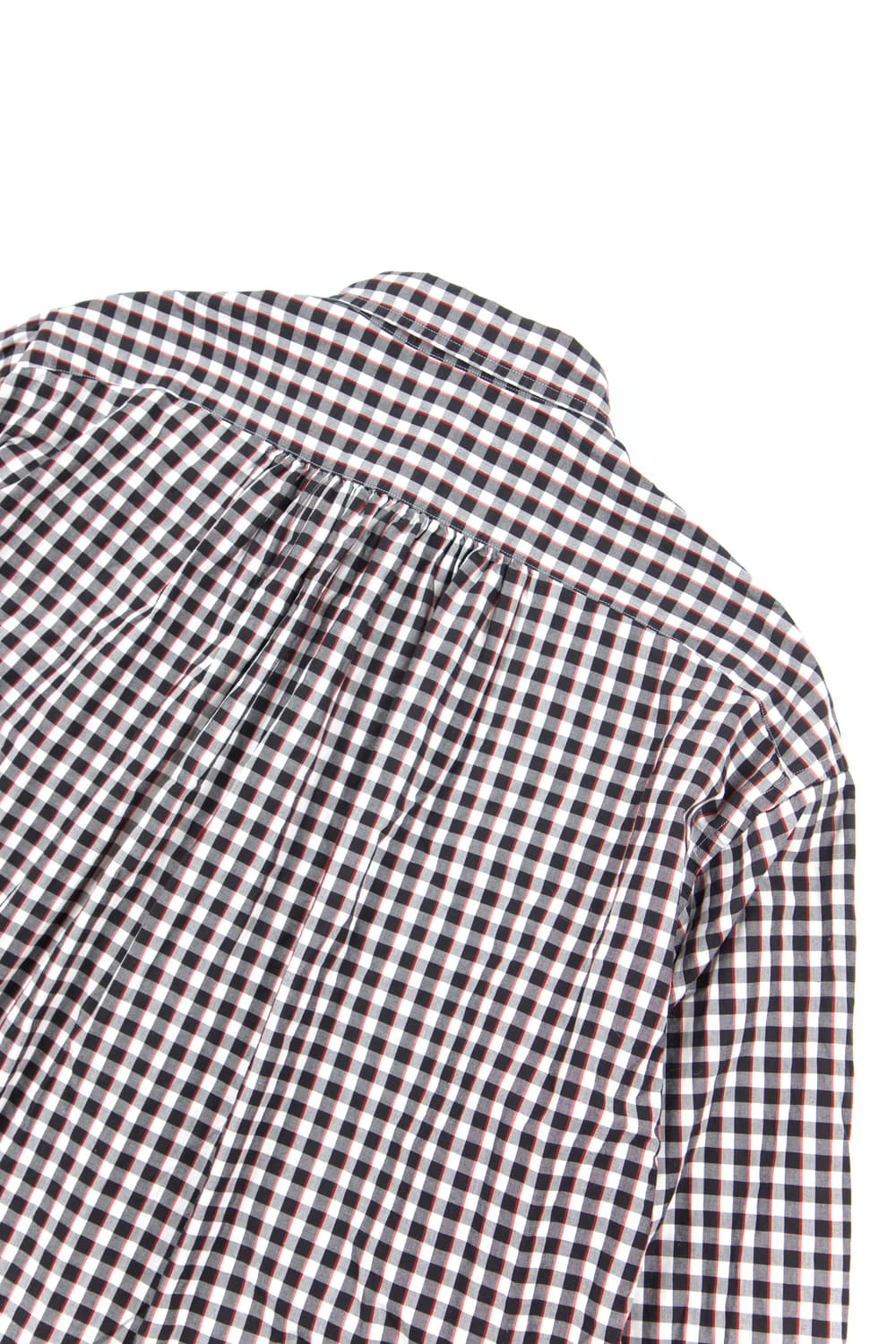 Porter classic 롤업 깅엄 체크셔츠 블랙화이트 상품이미지7