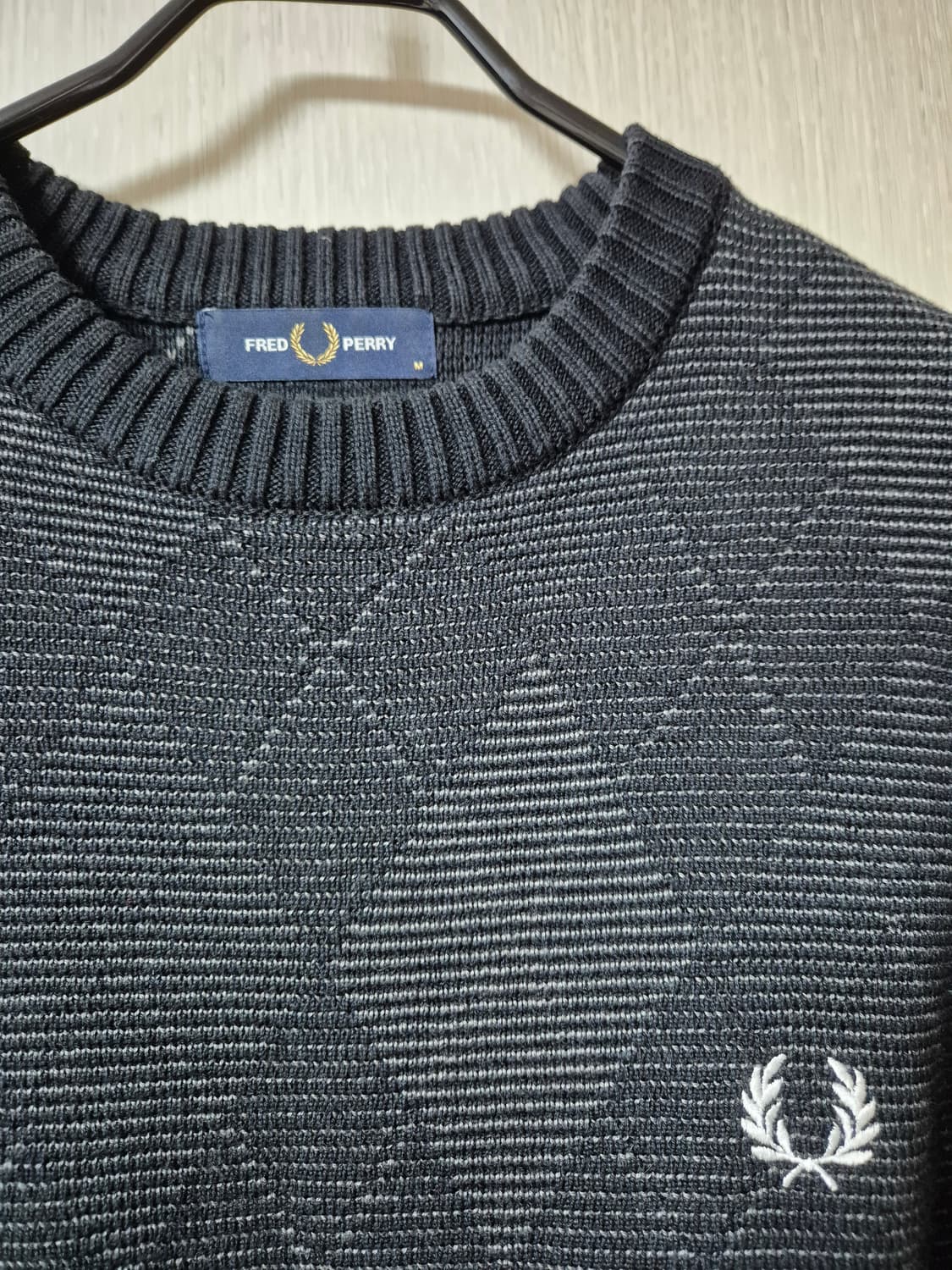 프레드페리 아가일 니트  M 남성 스웨터 상품이미지5