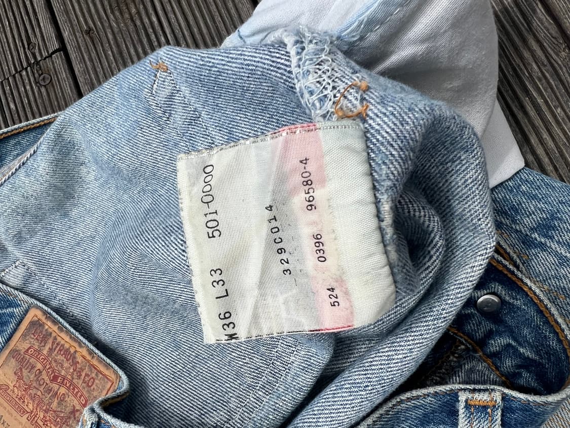 90s 리바이스 501xx 데님팬츠 W36 상품이미지10