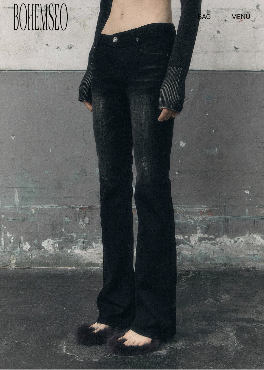 DARKNESS BOOTCUT JEANS 상품이미지1