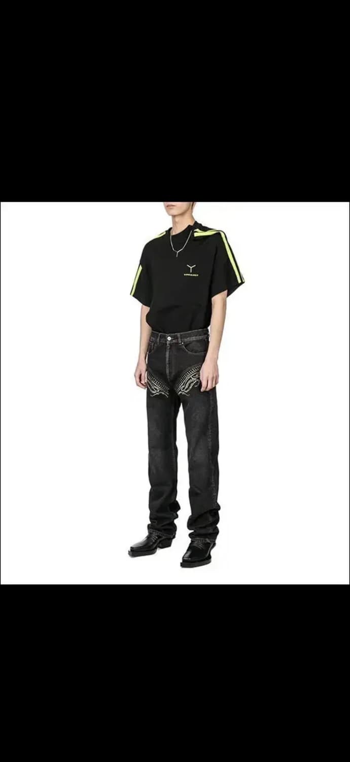  와이프로젝트  Y/PROJECT Y LOGO C클립 숄더 반팔티 상품이미지8