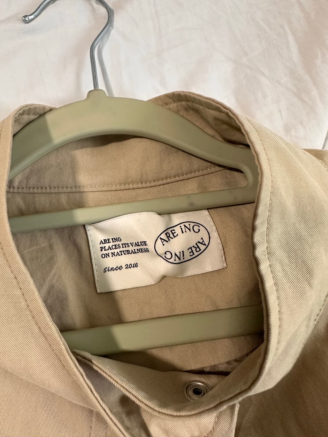 아잉 베이지 야상 상품이미지2