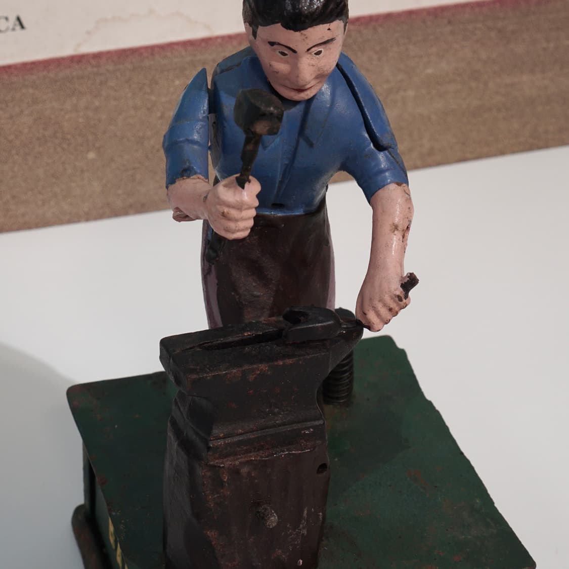 1970년 존 디어 주철 대장장이 저금통 소품 상품이미지4