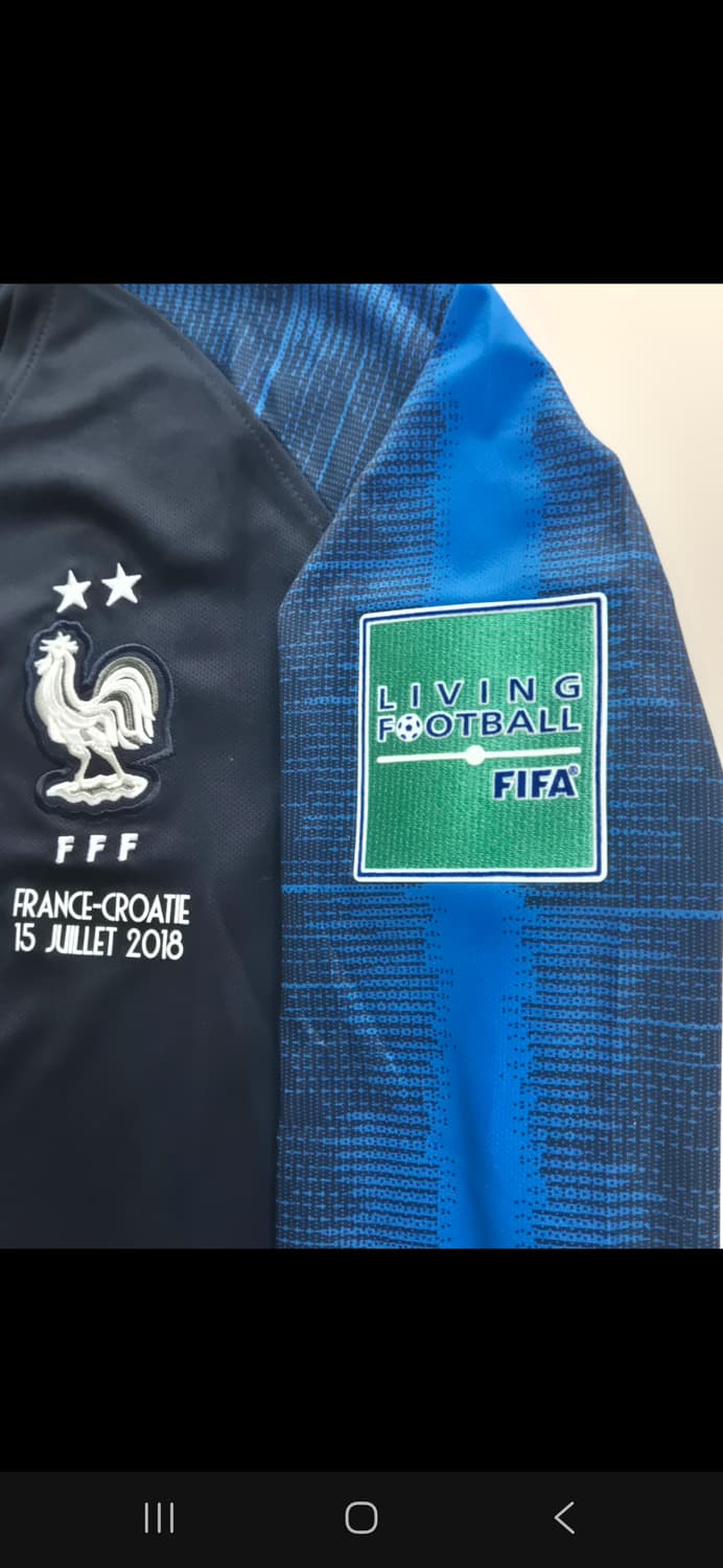 2018 월드컵 프랑스 그리즈만 국대 긴팔유니폼 L사이즈 상품이미지6