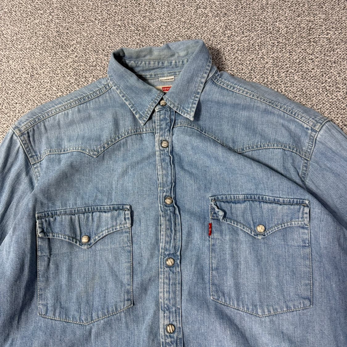 리바이스 웨스턴 데님 셔츠 상품이미지2