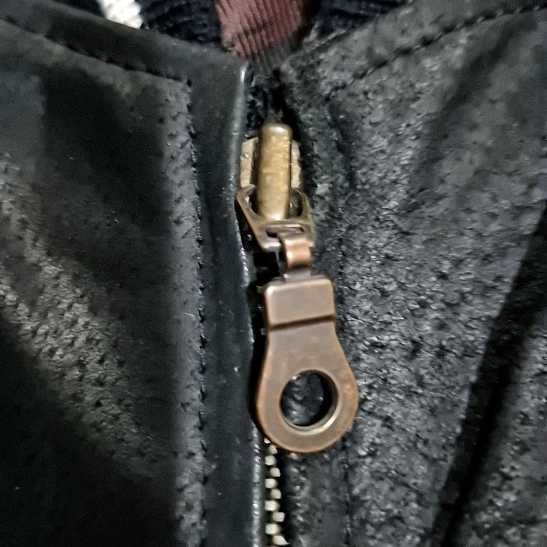 Simpiy 미니멀 가죽 바시티 자켓  상품이미지3