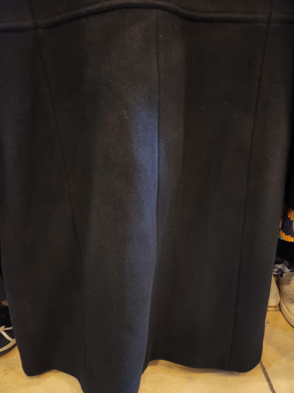 산드로 블랙 더블 코트 상품이미지7