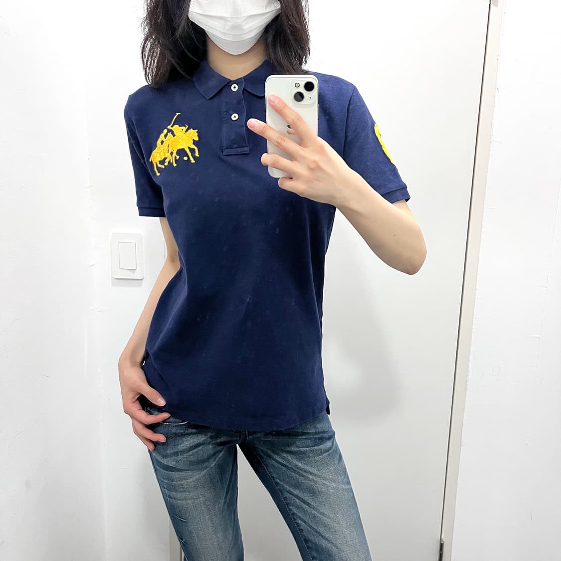 폴로 더블 빅포니 네이비 pk 반팔 티셔츠 상품이미지3