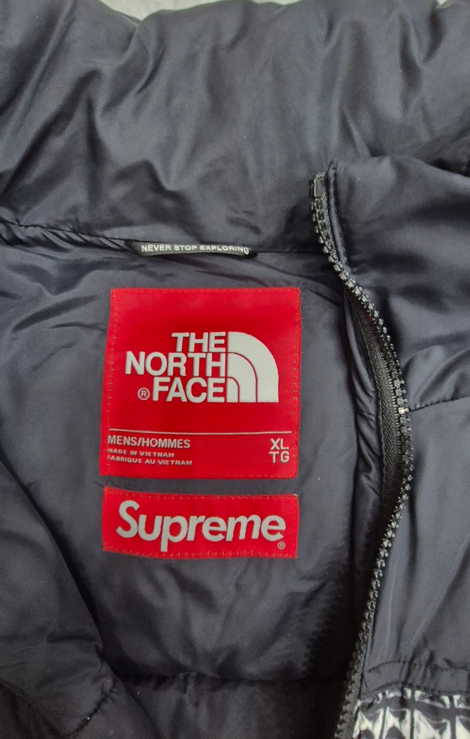 슈프림 노스페이스 스터드 눕시 블랙 21SS XL 상품이미지4