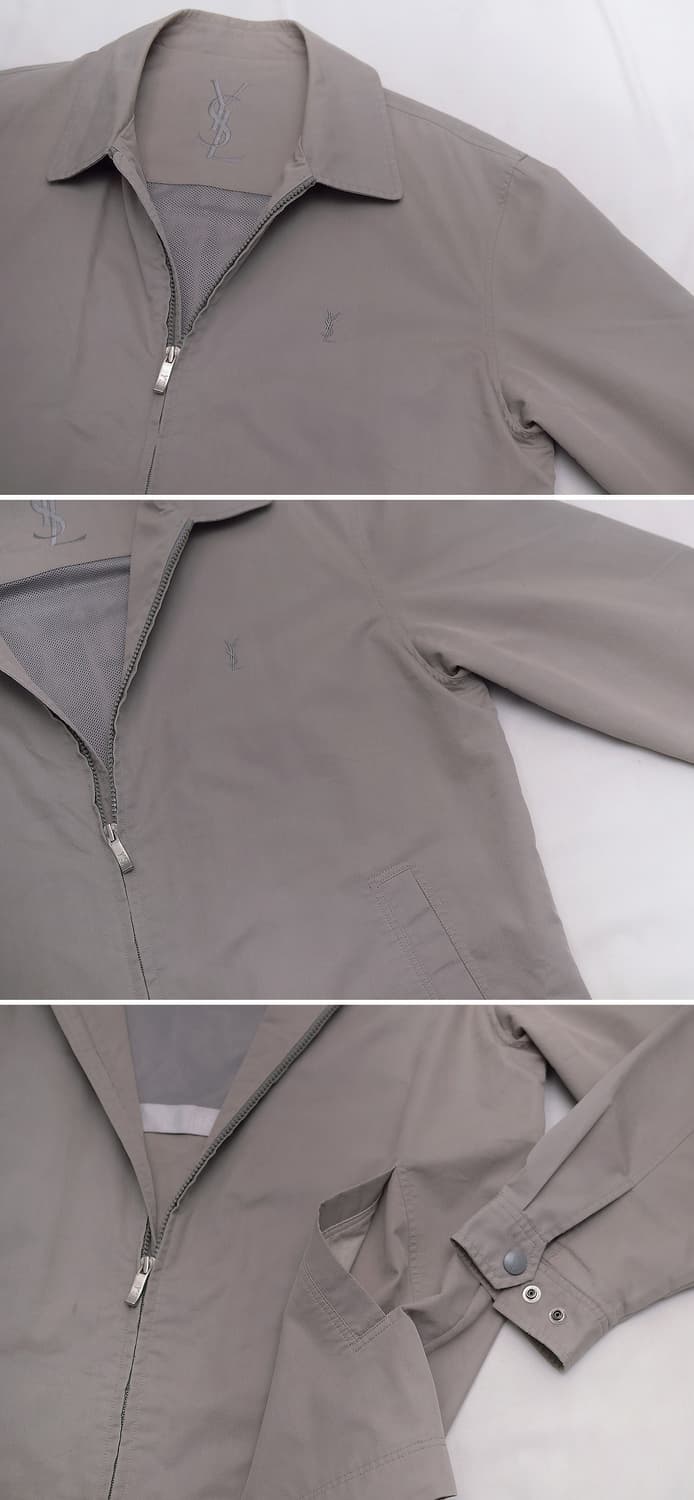 생로랑 (YSL) 클래식 캐쥬얼 집업 블루종 오버 자켓 (105+) 상품이미지8