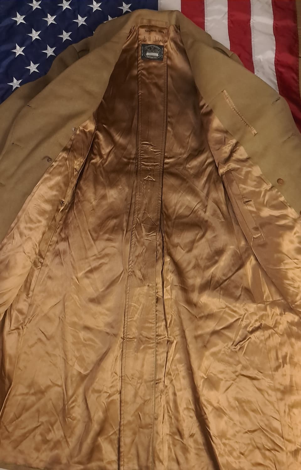 오리지날 WW2 대전용 미국제조 미군 장교 맞춤 울 코트 상품이미지10
