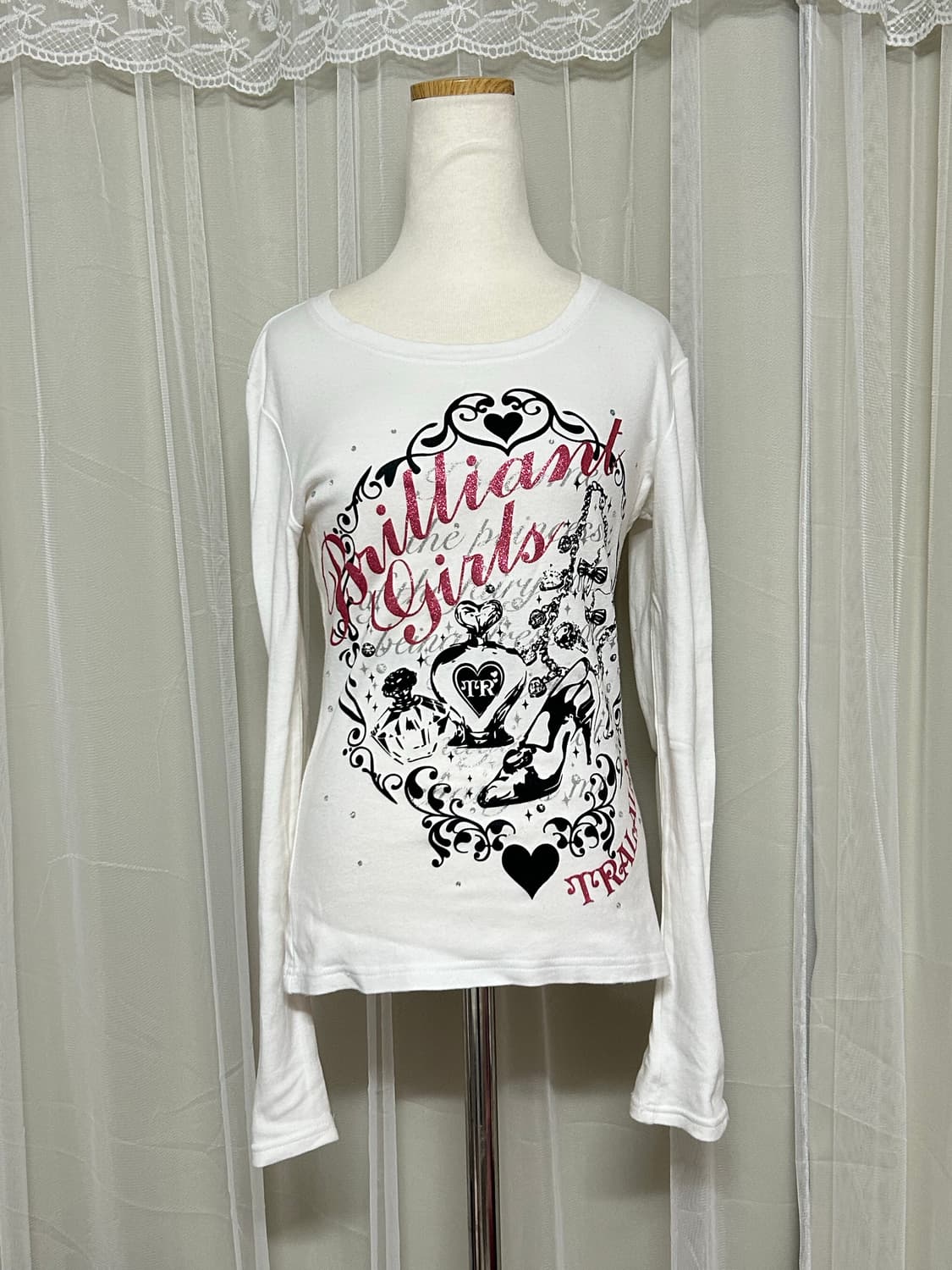 트랄라라 글리터 하이힐 히메카지 로걀 롱슬리브 갸루 상품이미지1