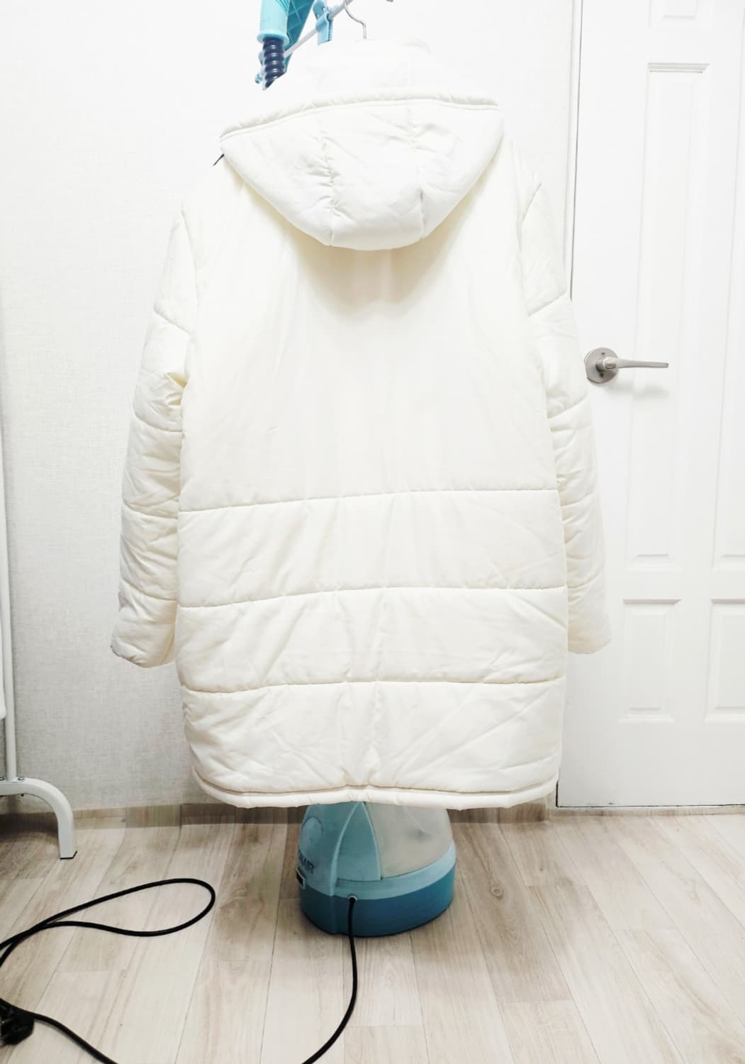 (105~110)2XL☆우주매물☆ 아디다스 레알마드리드 [흰검] 롱패딩 상품이미지7