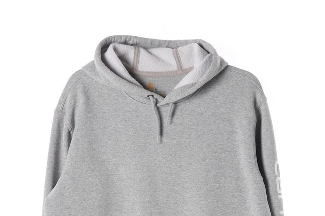 칼하트 오리지널 핏 슬리브 로고 기모 후드티 M 상품이미지3