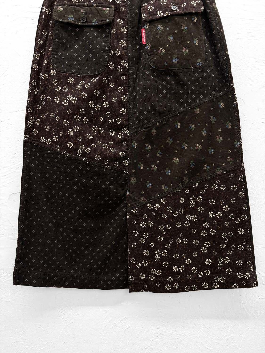 드럭스토어 패치워크 코듀로이 스커트 상품이미지6