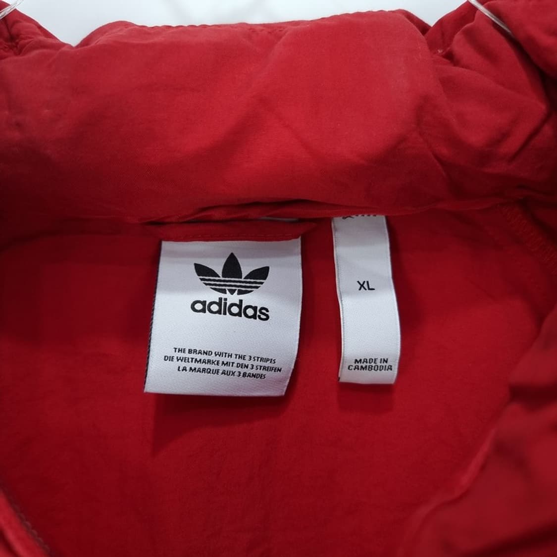 [아디다스] 불꽃로고 파이어버드 바람막이 자켓 레드 M18209 상품이미지9