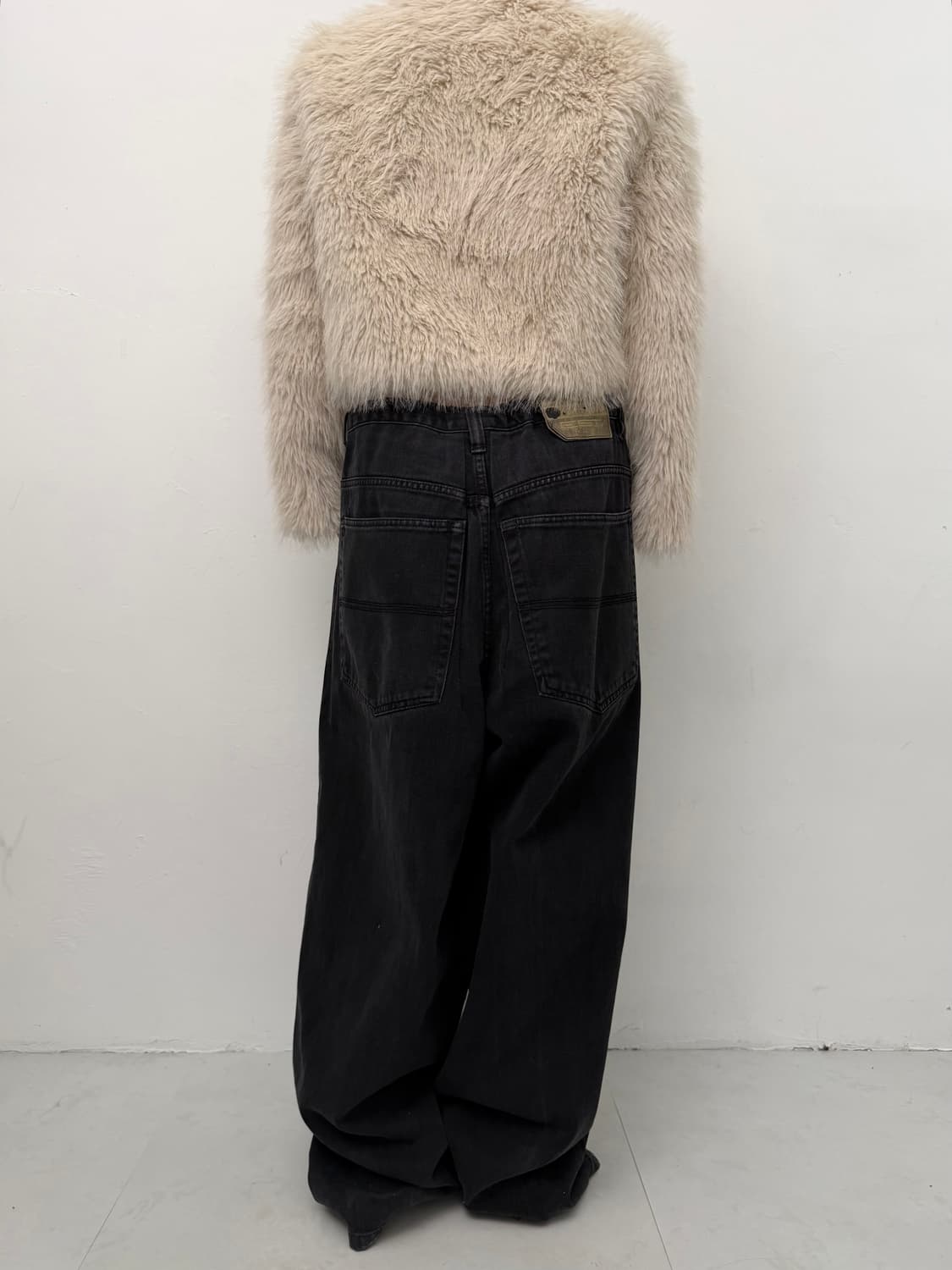 흑청 와이드 팬츠  상품이미지2