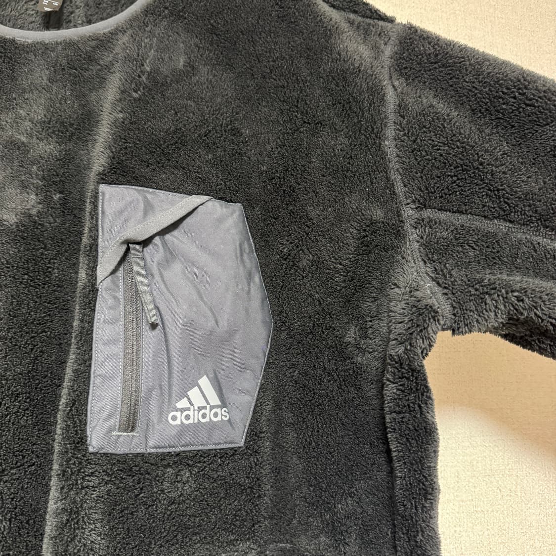 아디다스 플리스 3XL 팝니다! (실착 1회) 상품이미지3