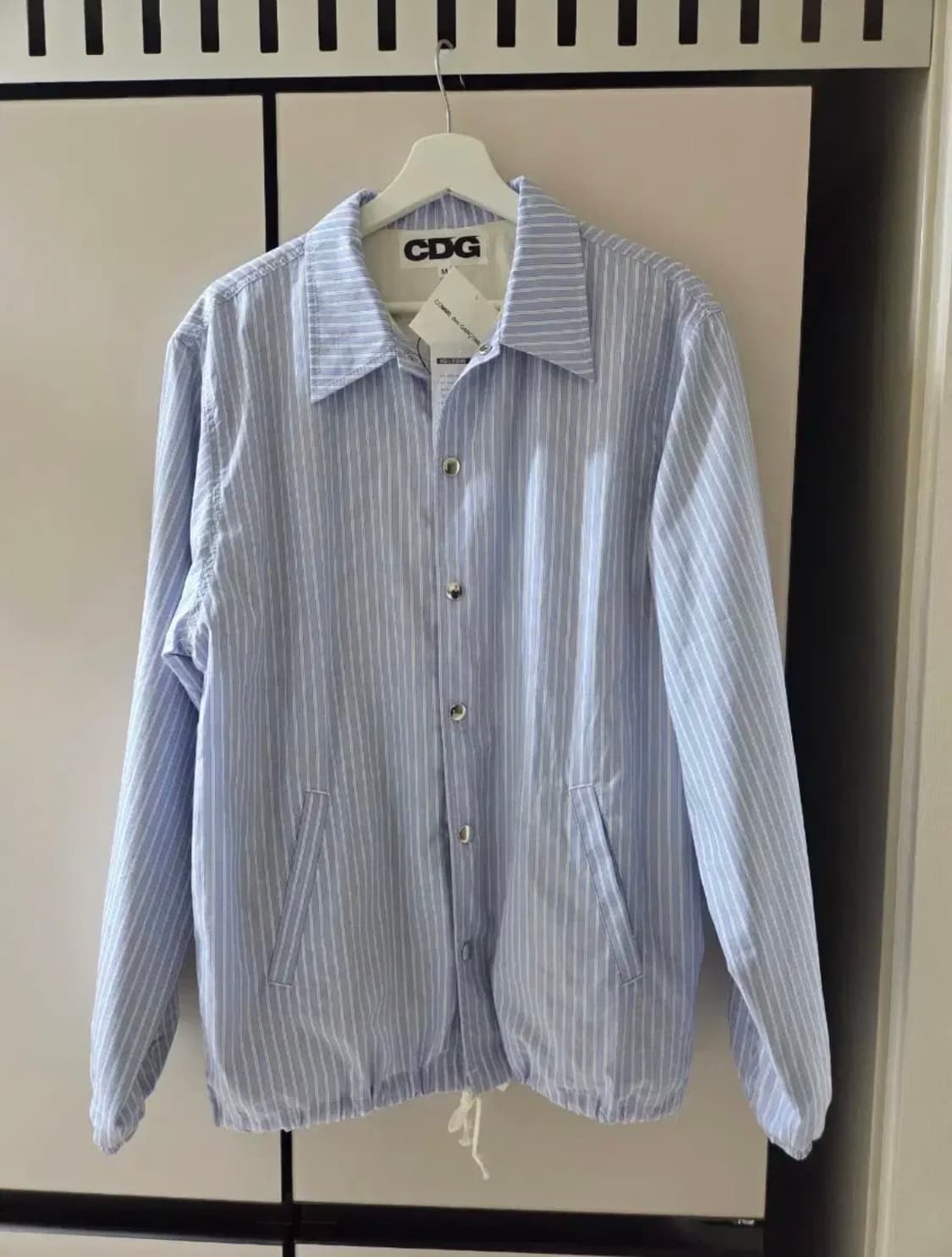 CDG 꼼데가르송 스트라이프 코치 자켓(지디 착용) 상품이미지2