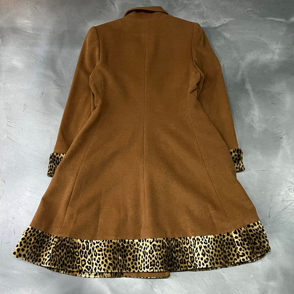  입생로랑 레오파드 울 코트 y14438 상품이미지2