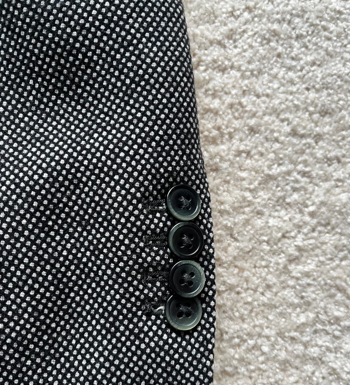 L.B.M. 1911 테일러드 블랙 도트 울 자켓 (103-105) 상품이미지8