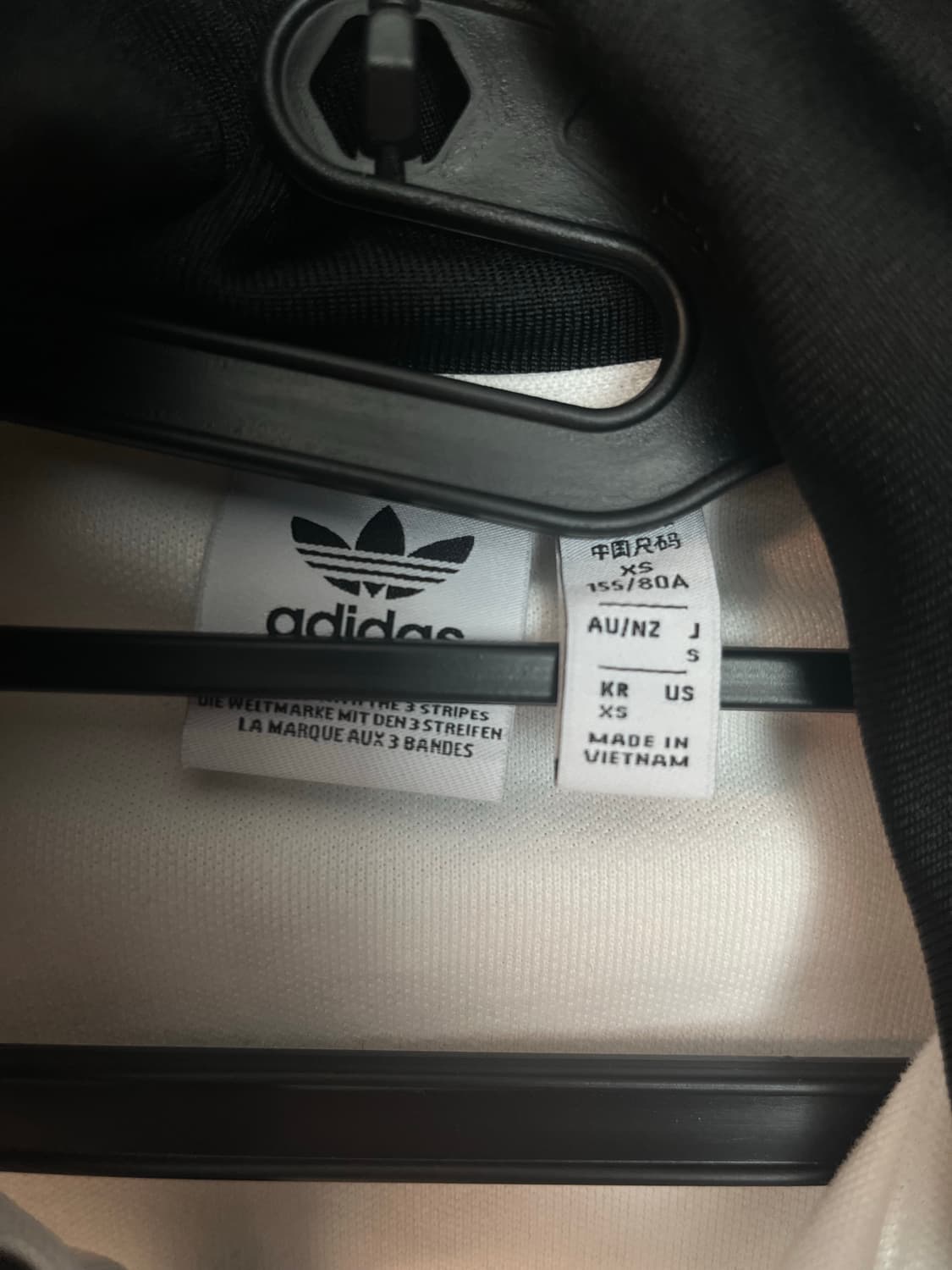 아디다스 클래식 파이어버드 흰,검 대장 져지 [XS] 상품이미지5